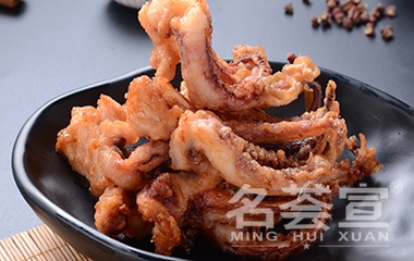 3茶5味香酥鱿鱼 调理鱿鱼 调理海鲜去哪里批发？